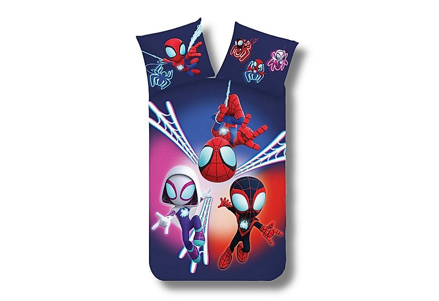 MTOnlinehandel Bettwäsche Marvel Spiderman "Spidey" 135x200 + 80x80 cm, Ren günstig online kaufen