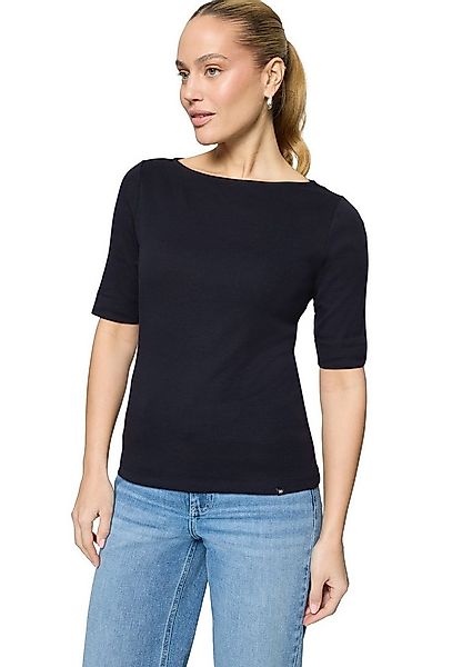 Zero Kurzarmshirt Damen Shirt mit U-Boot-Ausschnitt (1-tlg) Plain/ ohne Det günstig online kaufen