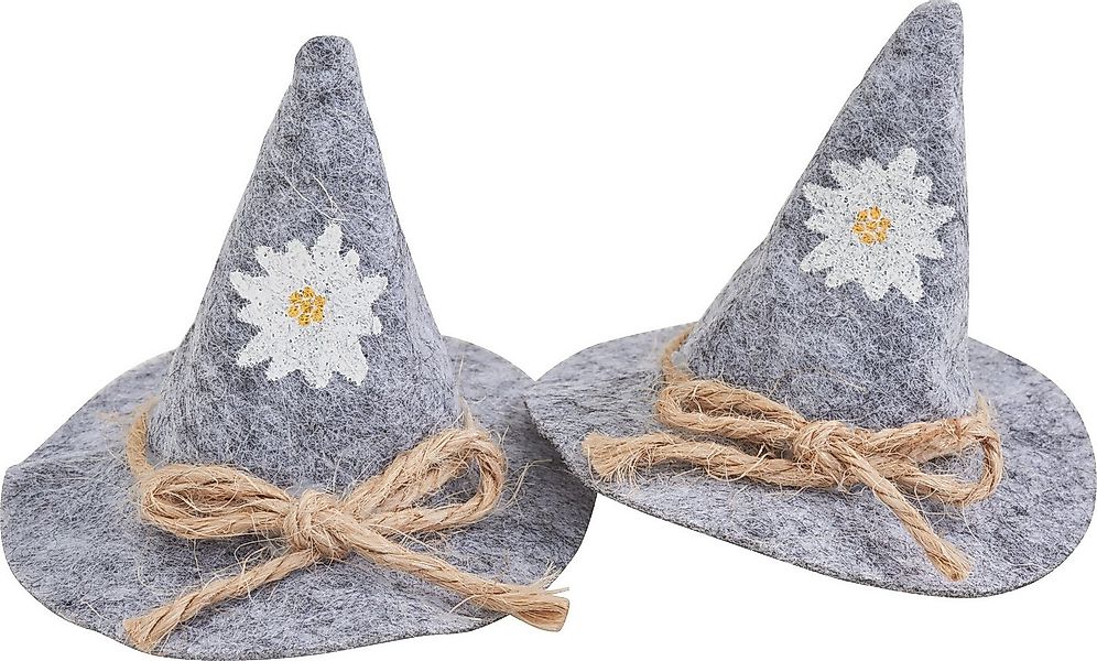 HobbyFun Dekofigur Miniatur Filzhut (2 St), 2 Stück günstig online kaufen