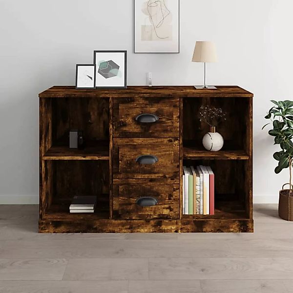 Vidaxl Sideboard Räuchereiche 104,5x35,5x67,5 Cm Holzwerkstoff günstig online kaufen