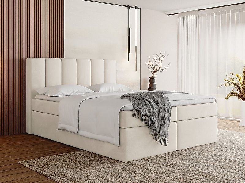 WFL GROUP Boxspringbett Amira (erhältlich in 5 Größen 120x200, 140x200, 160 günstig online kaufen