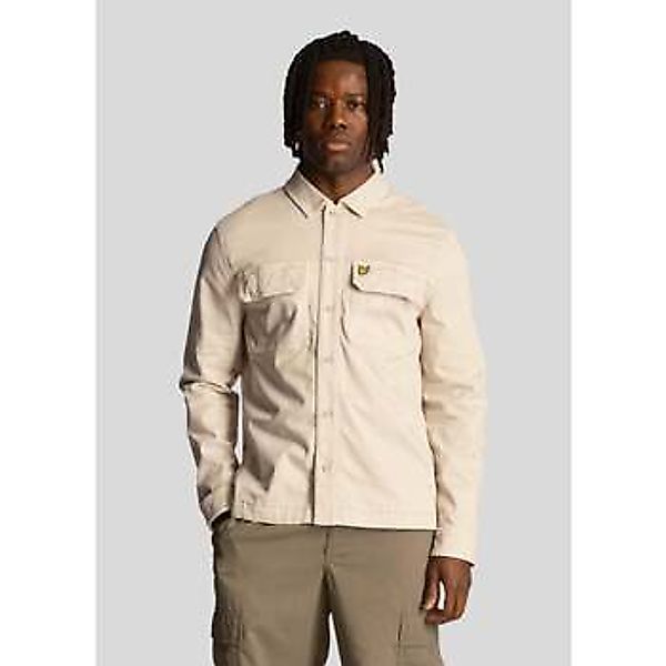 Lyle & Scott  Hemdbluse Garment dyed overshirt - cove günstig online kaufen