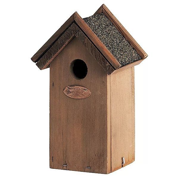 Vogelhaus für Zaunkönige Nistkasten Holz mit Bitumendach 23cm günstig online kaufen