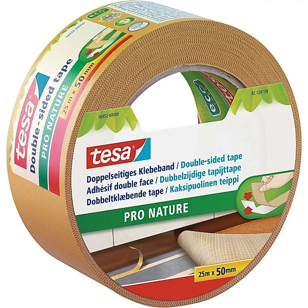 Tesa Doppelseitiges Klebeband Eco Fixation 25 m x 50 mm günstig online kaufen