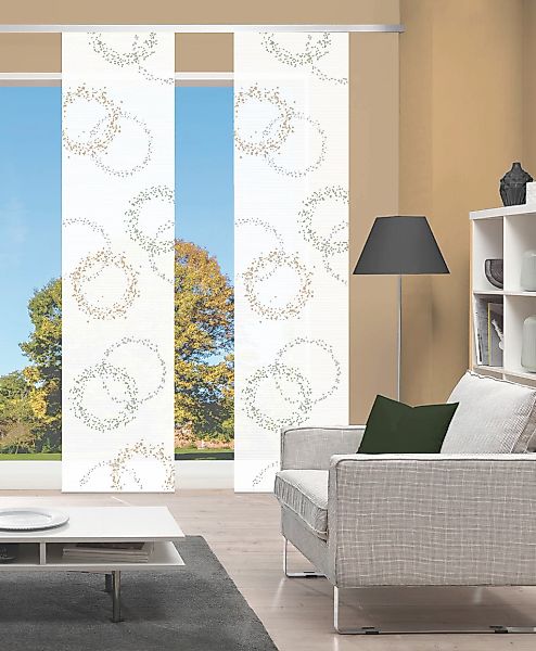 Vision S Schiebegardine "AINUR 2er SET" Paneelwagen 2 Stk. tlg. Schiebevorh günstig online kaufen