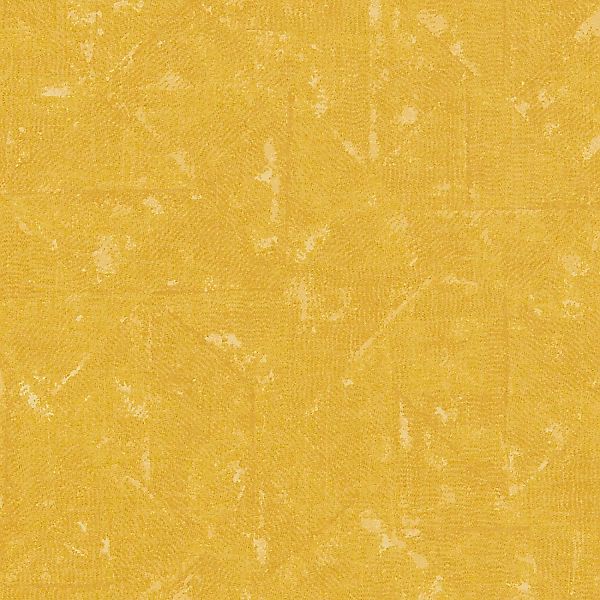 Bricoflor Gelbe Tapete mit Dreieck Muster Besondere Uni Tapete mit Vintage günstig online kaufen