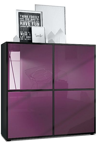 Vladon Highboard Cuba V2 (Schrank, 104 x 105,5 x 35,5 cm Sideboard mit 8 Fä günstig online kaufen