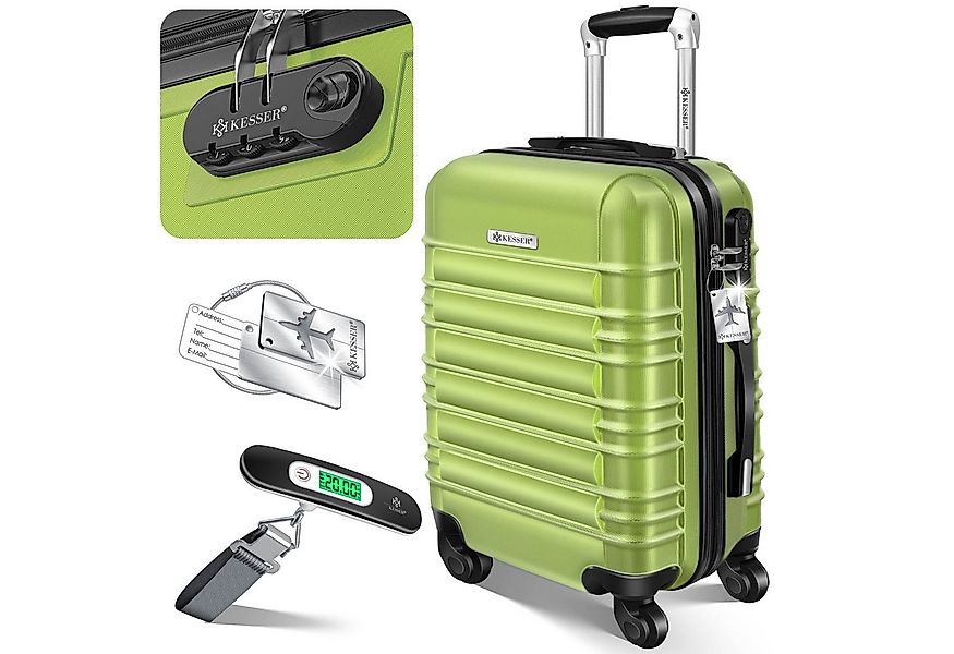 KESSER Hartschalen-Trolley Reisekoffer Handgepäck 55L Koffer Inkl. Kofferwa günstig online kaufen