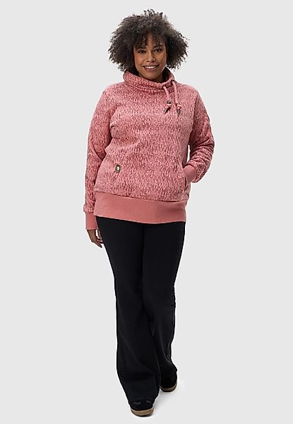 Ragwear Rollkragenpullover "Rylie Print Plus" modischer Damen Kapuzensweate günstig online kaufen