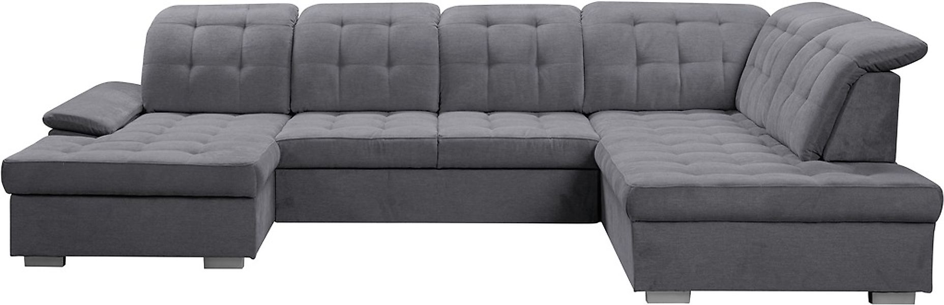 WERK2 Wohnlandschaft "Kordula-New Multifunktion Couch, Breite 332cm, U-Form günstig online kaufen