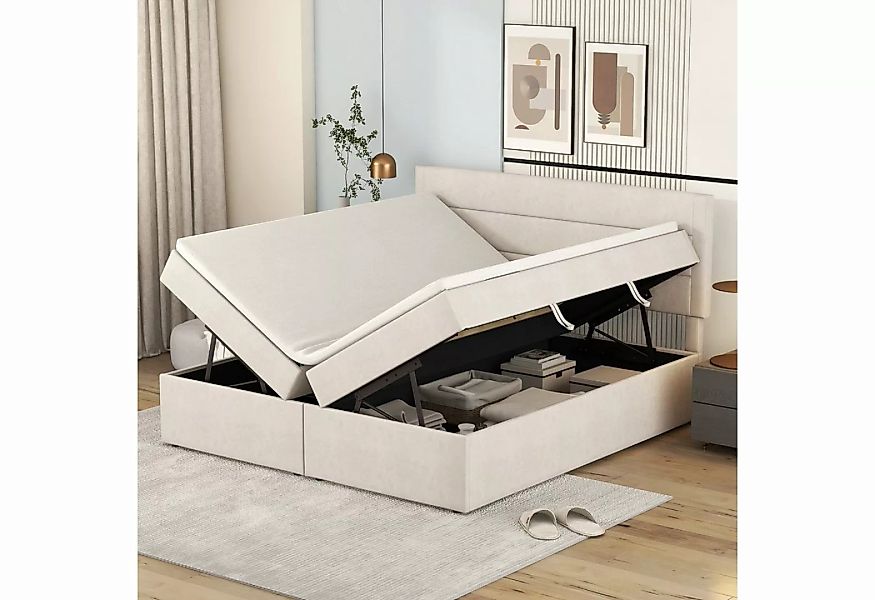 Celya Polsterbett 140x200cm Doppelbett mit Lattenrost aus Metallrahmen, Gro günstig online kaufen