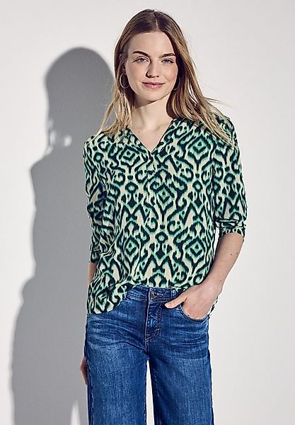 STREET ONE 3/4-Arm-Shirt mit grafischem Muster günstig online kaufen