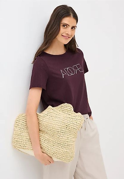 Ausbrenner-Shirt mit Wording günstig online kaufen