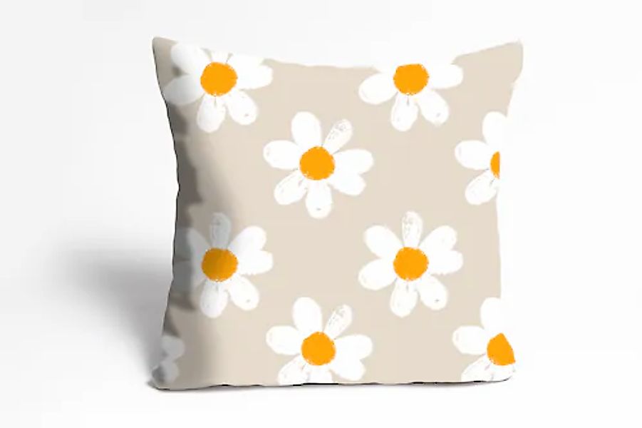 queence Dekokissen »Levke« mit Gänseblümchen günstig online kaufen