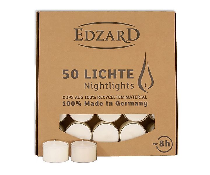 EDZARD Teelicht Teelichter 50 Stück (Set, 50 Stück), Marke WENZEL günstig online kaufen