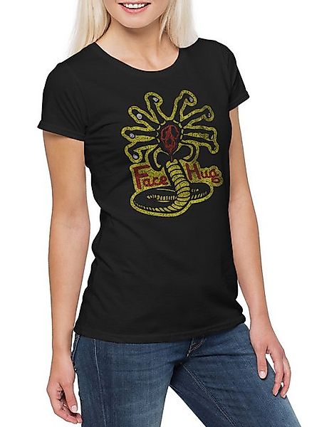 Urban Backwoods Print-Shirt Facehugger Kai Damen T-Shirt Ripley Prometheus günstig online kaufen
