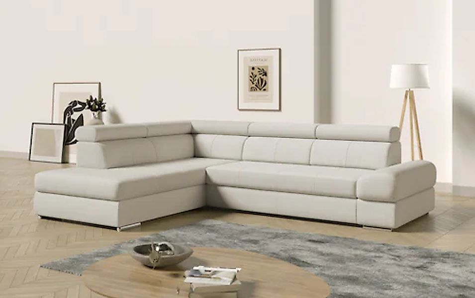 sit&more Ecksofa "Broadway L-Form", mit verstellbaren Kopfteilen, wahlweise günstig online kaufen