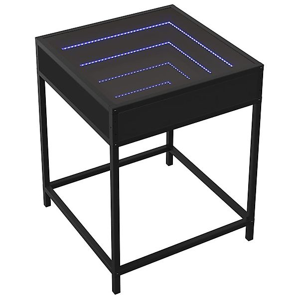 vidaXL Couchtisch Couchtisch mit Infinity-LED Schwarz günstig online kaufen