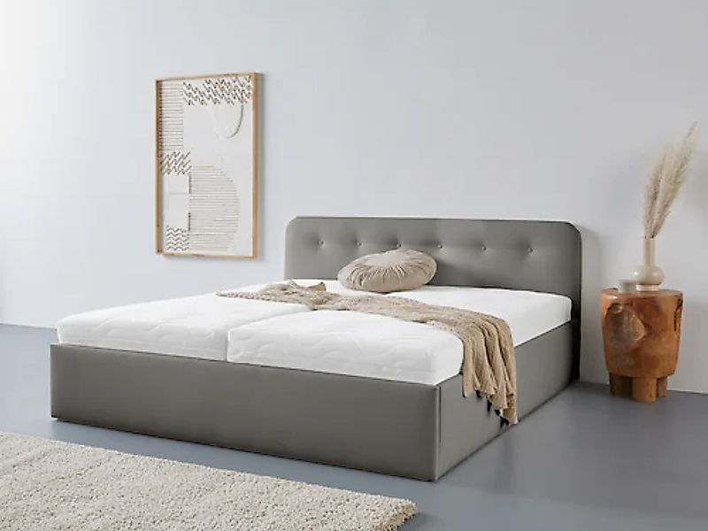 Westfalia Schlafkomfort Polsterbett "Rostock" auch mit Stauraum und Kopftei günstig online kaufen