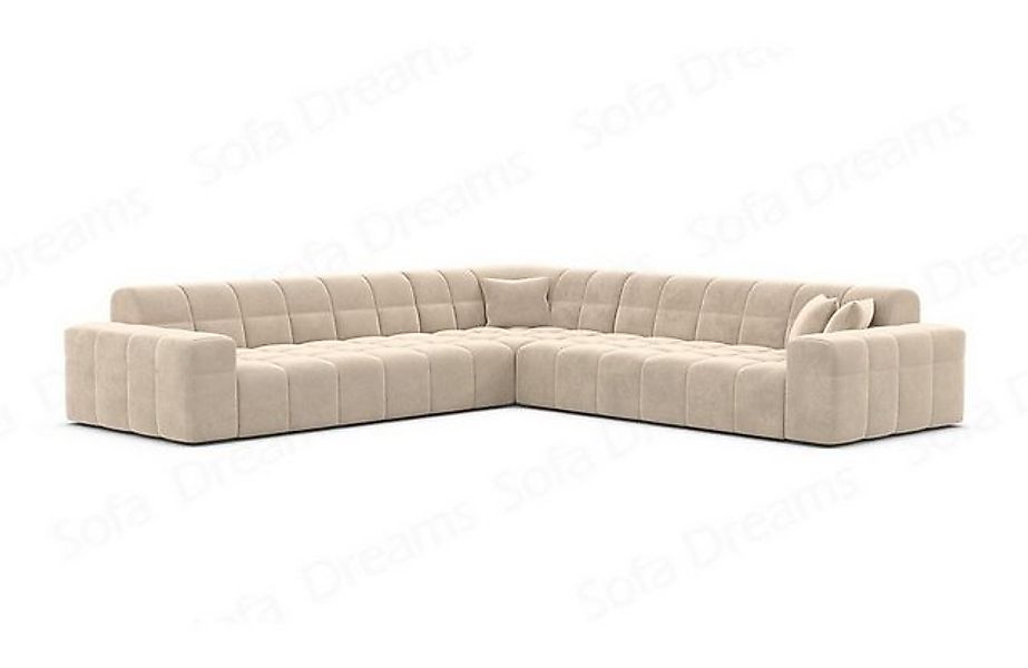Sofa Dreams Ecksofa Polsterstoff Ecksofa Samt günstig online kaufen