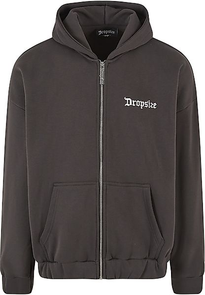 Dropsize Kapuzensweatshirt "Dropsize Herren Super Heavy Oversize Blank Zip günstig online kaufen