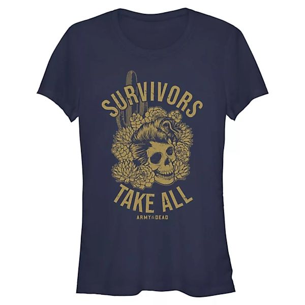 Netflix - Army Of The Dead - Text Survivors Take All - Frauen T-Shirt günstig online kaufen