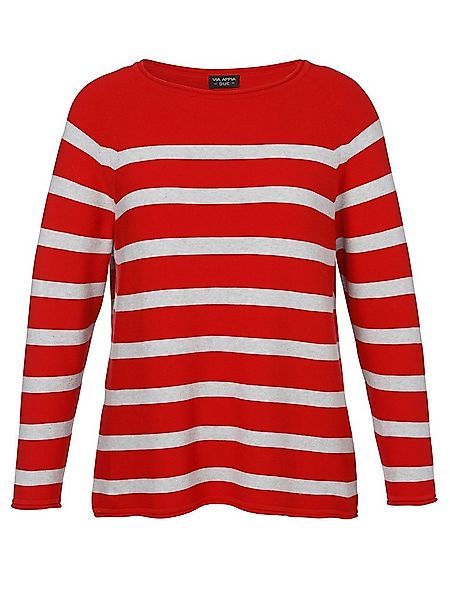 VIA APPIA DUE Rundhalspullover in großen Größen günstig online kaufen