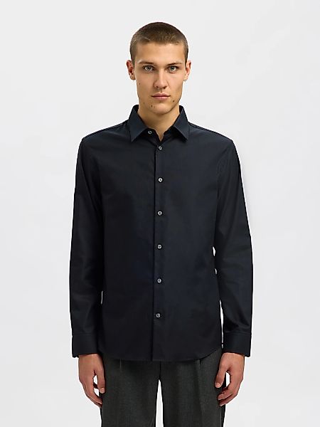 SELECTED HOMME Langarmhemd "SLHSLIMCLARK SHIRT LS NOOS" günstig online kaufen