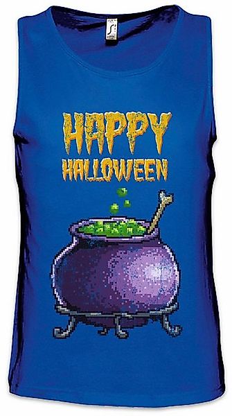 Urban Backwoods Tanktop Pixel Happy Halloween Ärmelloses T-Shirt Witch Hexe günstig online kaufen