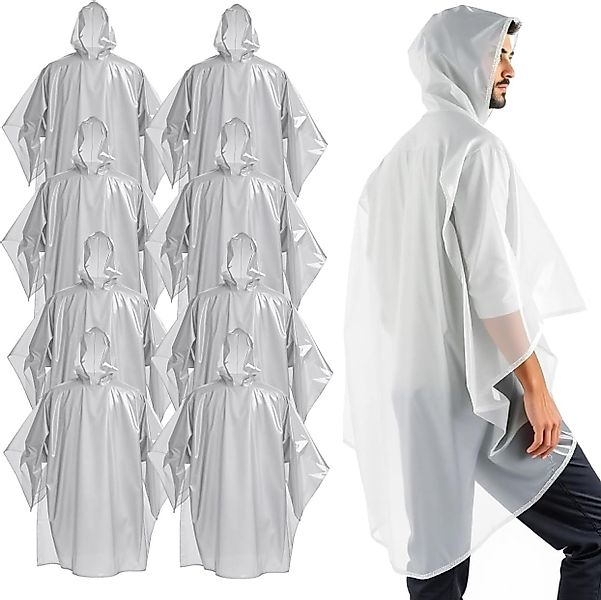 Outdoorn Regenponcho 10x Einweg Regenjacke & günstig online kaufen
