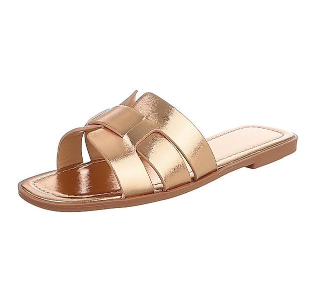 Ital-Design Plateausandal mit Cut-Out und gepolsterter Sohle Pantolette (91 günstig online kaufen