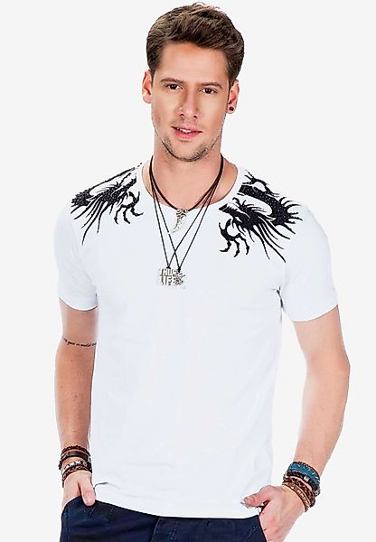 Cipo & Baxx T-Shirt "T-Shirts" mit Totenkopf-Print, CT-376 günstig online kaufen