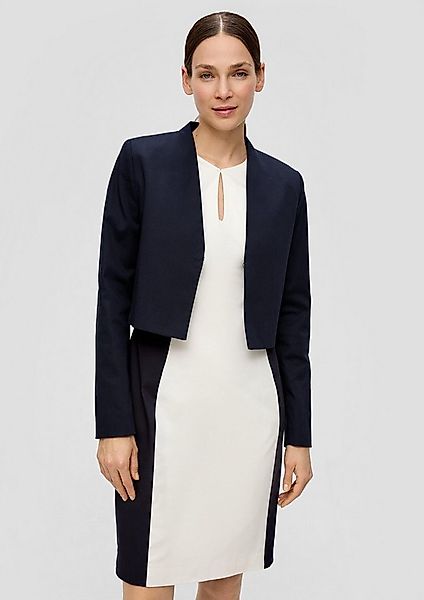 s.Oliver Jackenblazer Indoor-Blazer Verkürzte Jacke aus Lyocellmix günstig online kaufen
