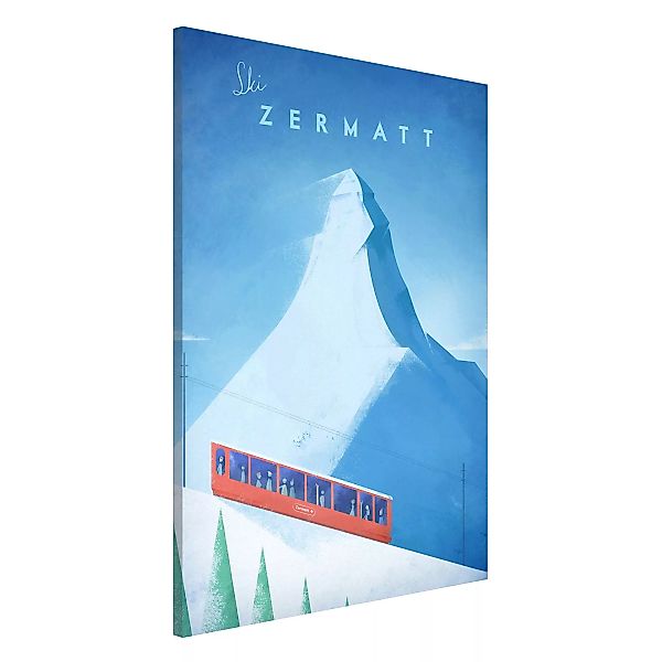 Magnettafel Architektur & Skyline - Hochformat 2:3 Reiseposter - Zermatt günstig online kaufen