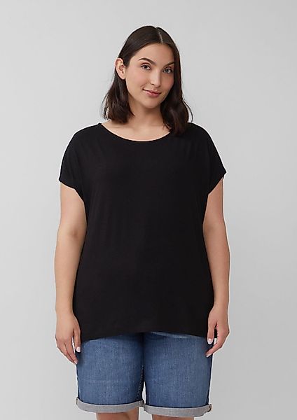 s.Oliver T-Shirt CURVE T-Shirt mit überschnittenen günstig online kaufen