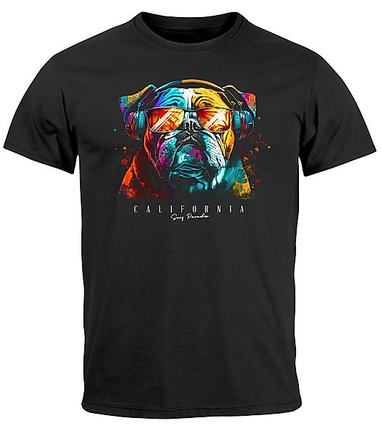 Neverless Print-Shirt Herren T-Shirt Print California günstig online kaufen