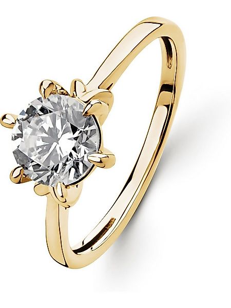 CHRIST Diamantring CHRIST Damen-Damenring 585er Gelbgold 1 Diamant günstig online kaufen