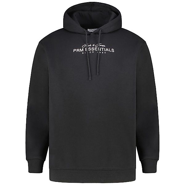 Jack&Jones Hoodie mit Label-Print Farbe schwarz Größe: 6XL günstig online kaufen