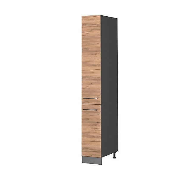 Vicco Hochschrank Fame-Line, Goldkraft Eiche/Anthrazit, 30 günstig online kaufen