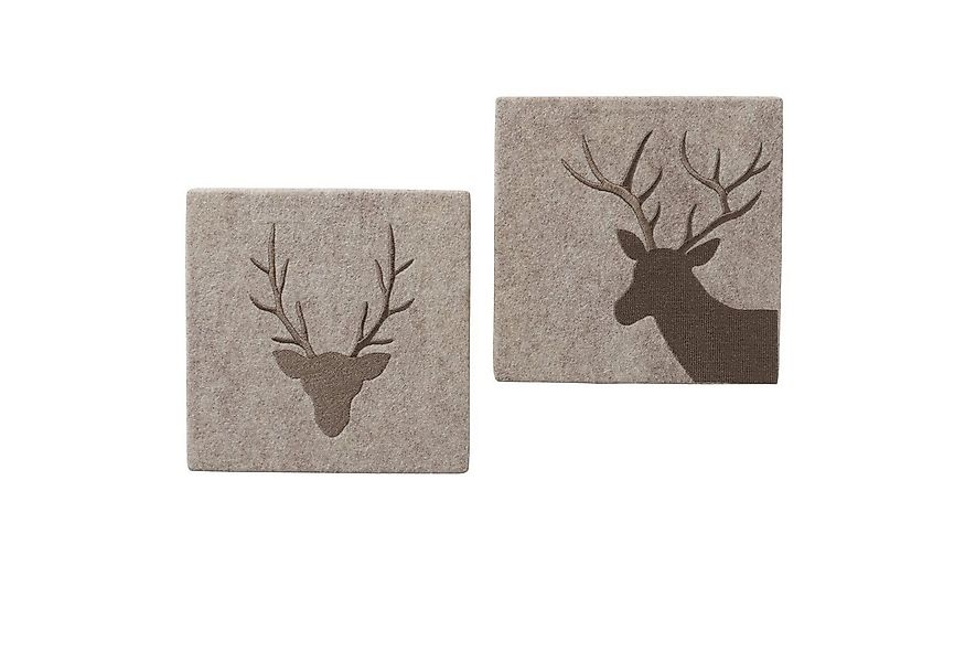 BOLTZE GRUPPE GmbH Wandbild Boltze Bild Vilbert Hirsch 2050494, Hirsch günstig online kaufen