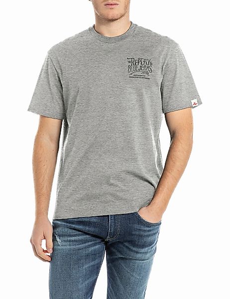 Replay T-Shirt, mit Marken-Print auf der Brust günstig online kaufen