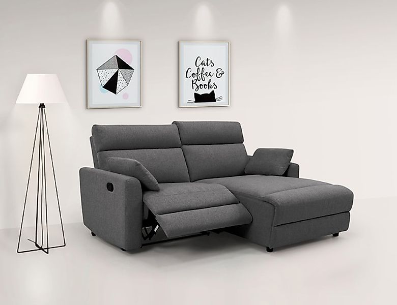 INOSIGN Ecksofa »JENNA, L-Form, 209cm, manuelle u. elektrische Funktion, mi günstig online kaufen