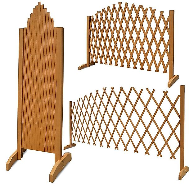 Gardebruk Spalier, Rankgitter Gartenzaun bis 200 cm ausziehbar faltbar vers günstig online kaufen