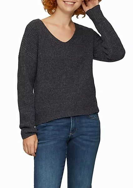 QS Strickpullover in Melange Optik günstig online kaufen