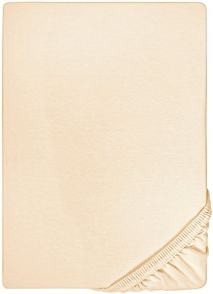 Biberna Spannbettlaken Samy, Jersey-Elasthan, Gummizug: rundum, (1 Stück), günstig online kaufen