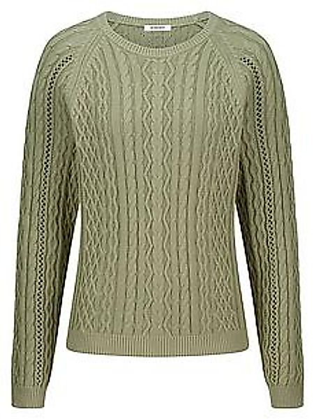 Rundhals-Pullover Peter Hahn grün günstig online kaufen