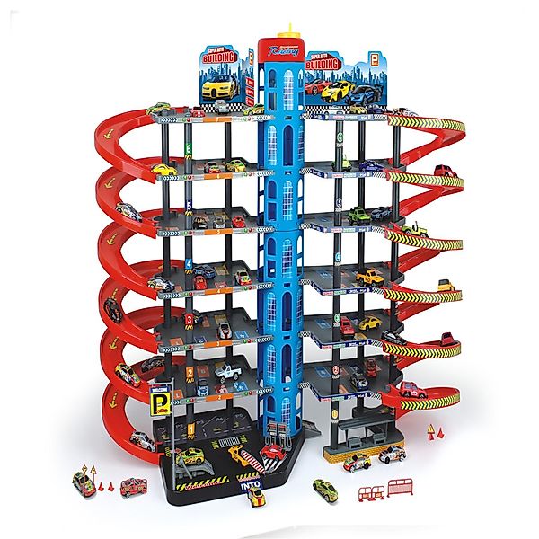 TikTakToo Spiel-Parkgarage XXL Parkhaus Parkgarage Autogarage günstig online kaufen