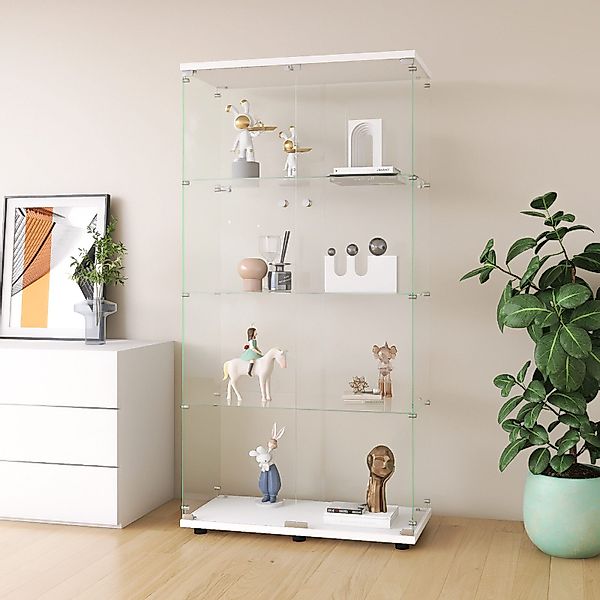 Furnishings Home Glasvitrine Vitrine Doppeltür Hoch günstig online kaufen