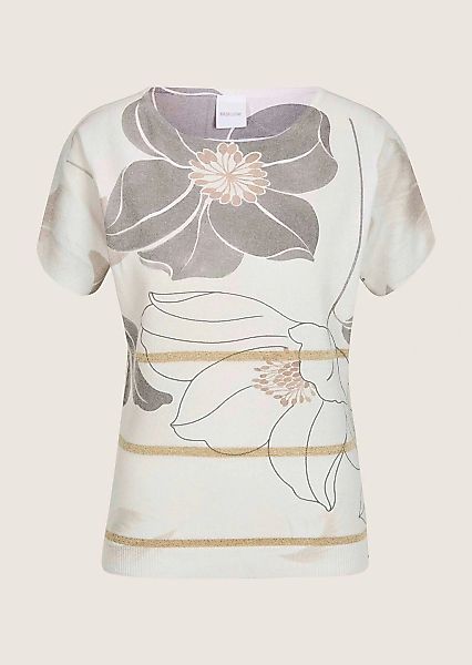 MADELEINE Longpullover "Feinstricktop Glanz-Top mit Blütenmuster" günstig online kaufen