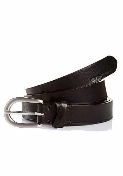 TOM TAILOR Ledergürtel "TTNELLY", 2 cm breiter Damengürtel, modisch vielsei günstig online kaufen